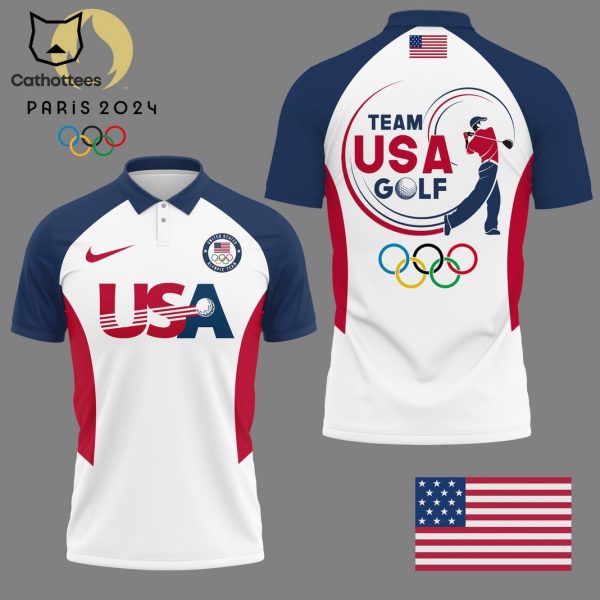 Team  USA Golf Oympic Paris 2024 Polo Shirt