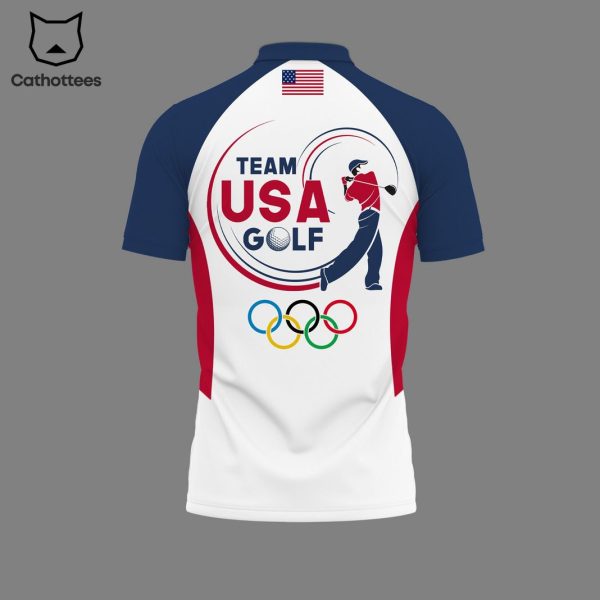 Team  USA Golf Oympic Paris 2024 Polo Shirt