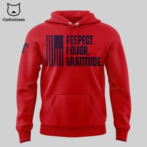 Texas Rangers Respect Honor Gratitude Design Hoodie