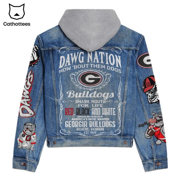 Georgia Bulldogs – Daw Nation How Bout Them Dogs Hooded Denim Jacket