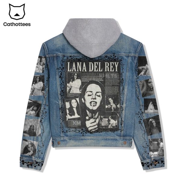 Lana Del Rey Ultraviolence Hooded Denim Jacket